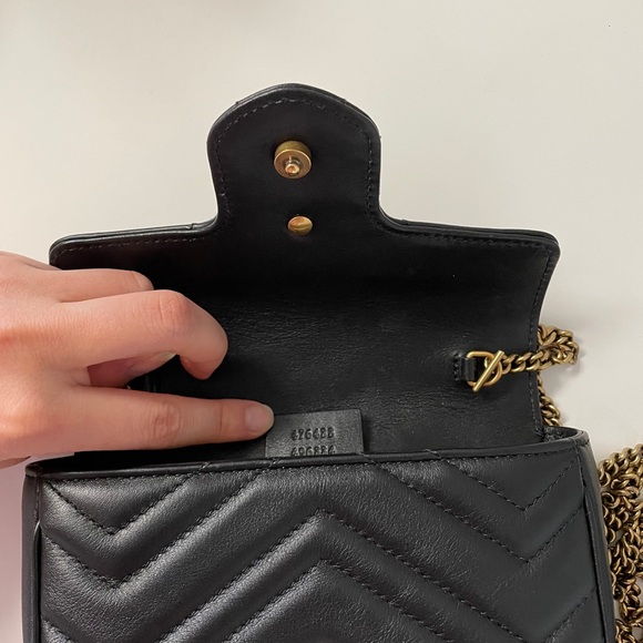 Gucci Marmont Super Mini Black - Picture 5 of 7